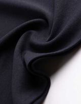 Langarmshirt - Rollkragen - Dunkelblau