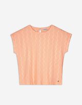 T-Shirt - Ärmel mit fixiertem Aufschlag