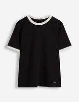 T-shirt - Regular fit - zwart