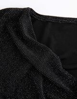 Shirt - Lurex - zwart