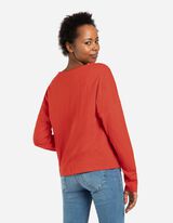 Mar&scaron;kinėliai ilgomis rankovėmis - Medvilnė - raudonas