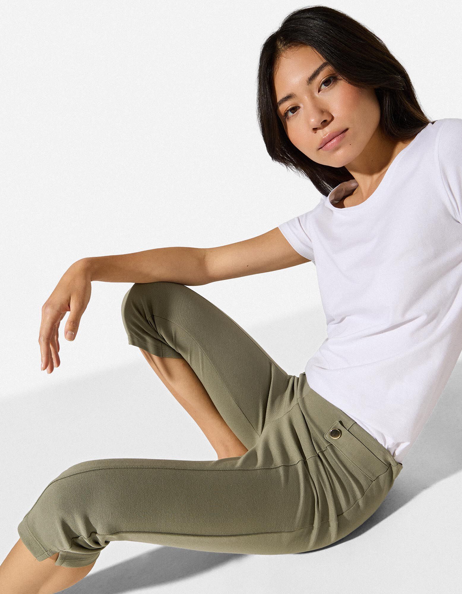 Leggings - Viskose-Anteil - Hellgr&uuml;n