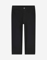 Caprihose - Twill - schwarz