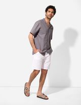 koszula - Seersucker - bez