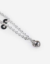 Chevillet - Pierres en strass - Argent