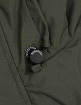 Mantel - Kapuze mit Tunnelzug - dunkelgrün