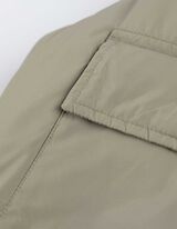 Vest - pealeõmmeldud taskud - tumeroheline