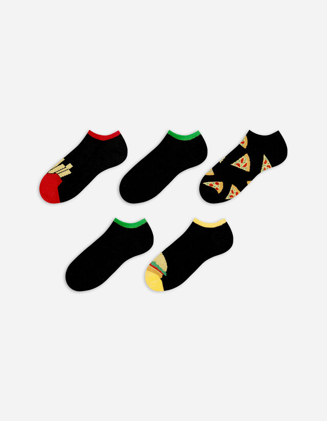 Sneakersocken - 5er-Pack