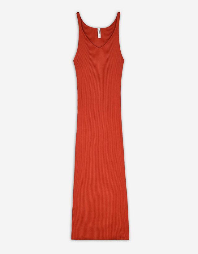 Strickkleid - Seitenschlitz