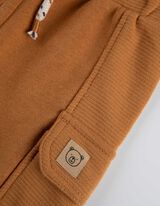 Pantalone za džoging - Na&scaron;iveni džepovi - svetlobraon