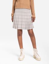 Rakott szoknya - Szembehajt&aacute;sos - b&eacute;zs