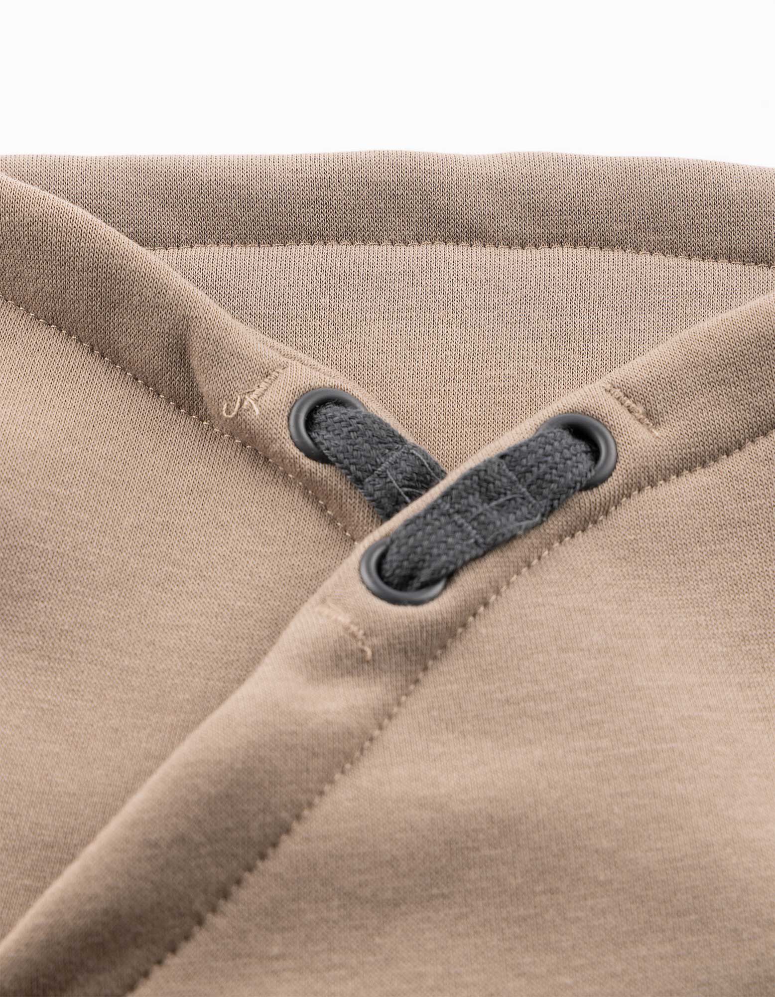 Set aus Sweatshirt und Hose - Color-Blocking - Off-White