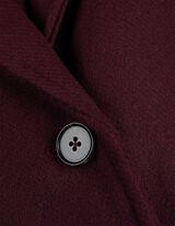 Mantel - Woll-Optik - dunkellila