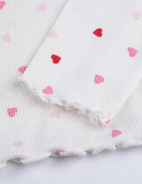 Hossz&uacute; ujj&uacute; felső - Elsz&oacute;rt nyomott minta - feher