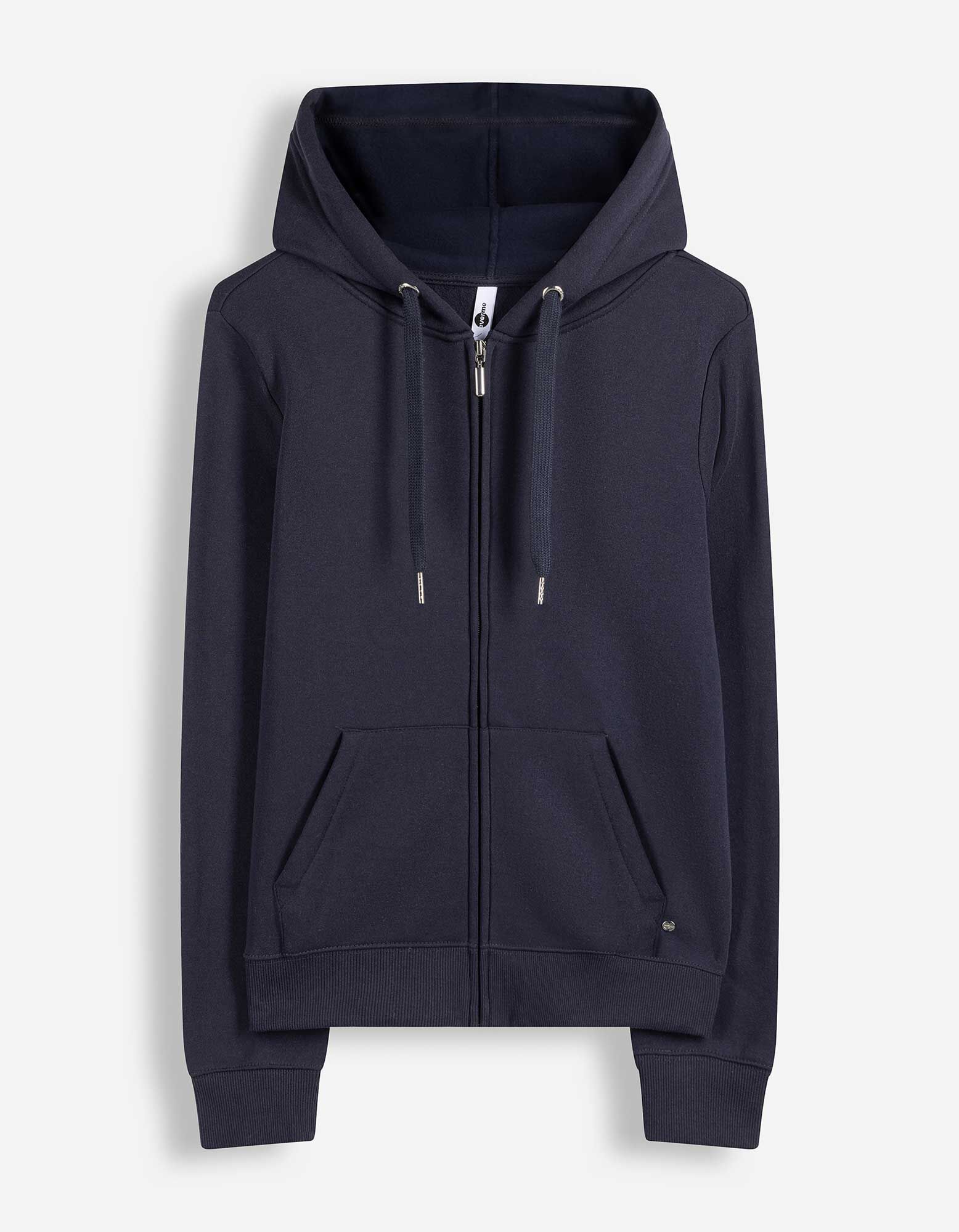 Sweatjacke - Regular Fit - Dunkelblau