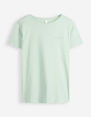 T-Shirt - Stickereien - Hellgr&uuml;n