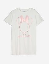 Maglia lunga - Stampa - bianco