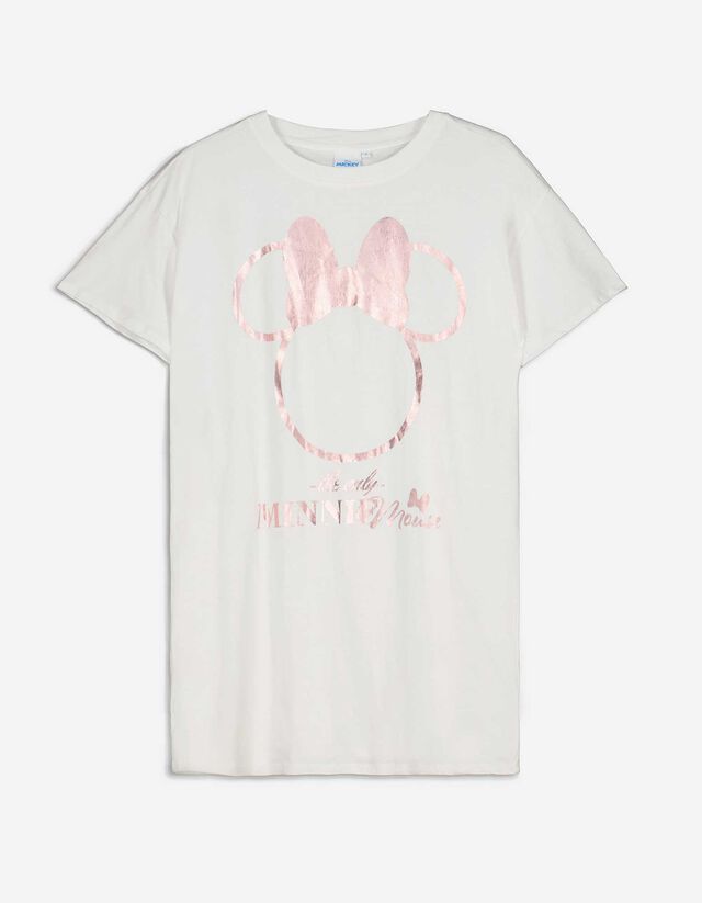 Maglia lunga - Stampa - bianco