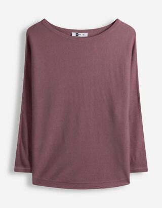 Strickpullover - Fledermaus&auml;rmel - Flieder