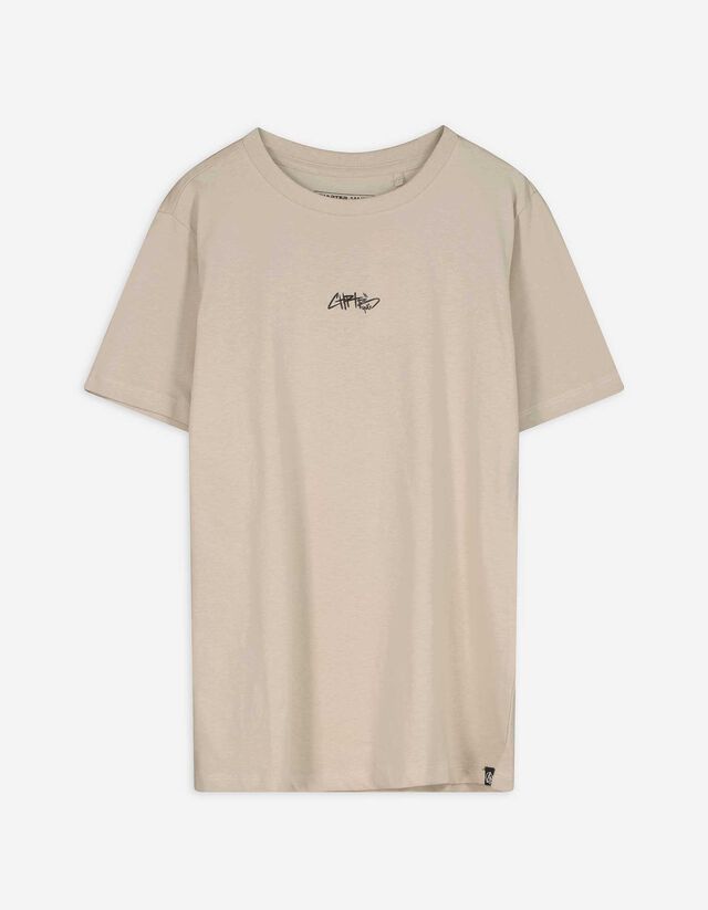 T-Shirt - Print - beige