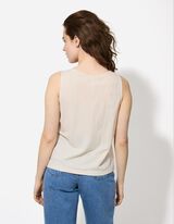 Top - einfarbig - wei&szlig;