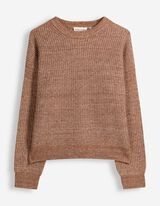 Pullover - Meliert - Braun