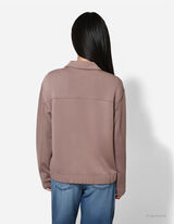 Jachetă sport - Fermoar - Maro