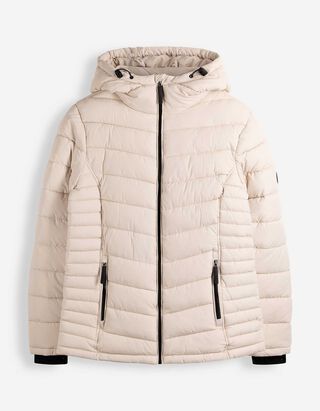 Steppjacke - Wasserabweisend - Beige