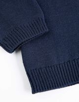 Pul&oacute;ver - Jacquard - sotetkek