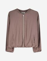 Blouson - Webstoff - braun