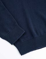 Pullover - Scollo rotondo - blu scuro