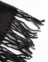 Schal - Fransen an den Abschlüssen