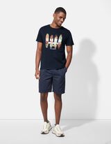 T-s&auml;rk - tr&uuml;kis - tumesinine