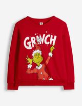 Sweatshirt - Grinch - Rot