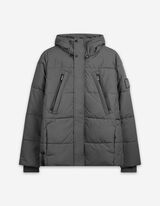 Jacke - Kapuze mit Tunnelzug - dunkelgrau