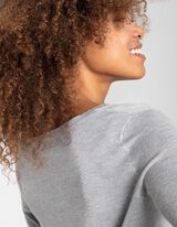 Pulover - Amestec viscoză - Gri