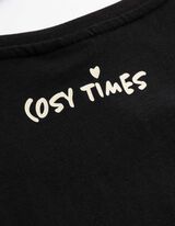 T-Shirt - Stickerei - Schwarz