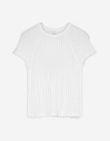 Tricot - Unicolore - blanc