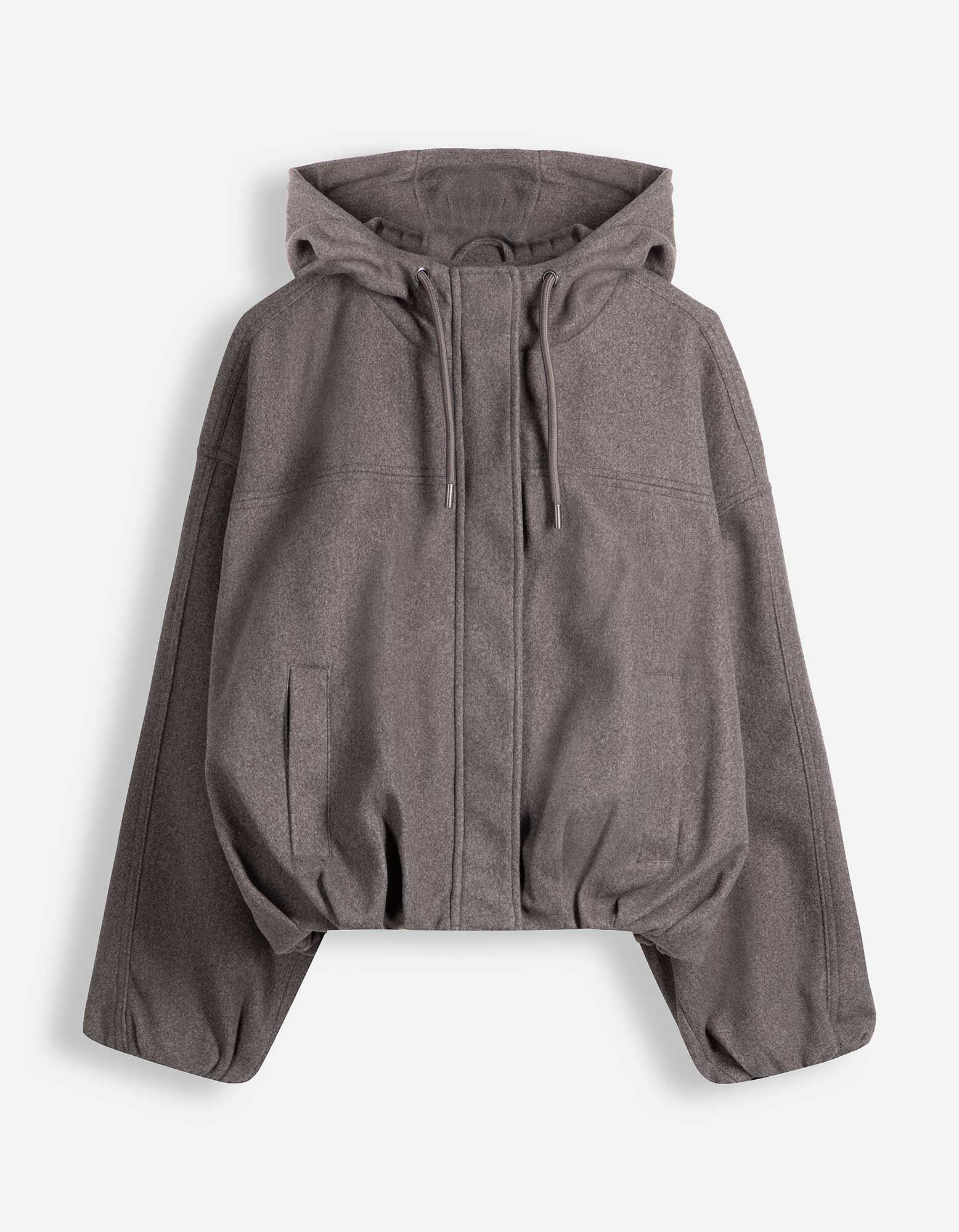 Blouson - Oversized Fit - Grau