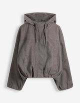 Blouson - Oversized Fit - Grau