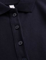 Polokragen - Dunkelblau