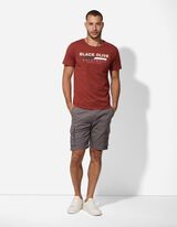 Tricou - Decolteu gât - Rosu inchis