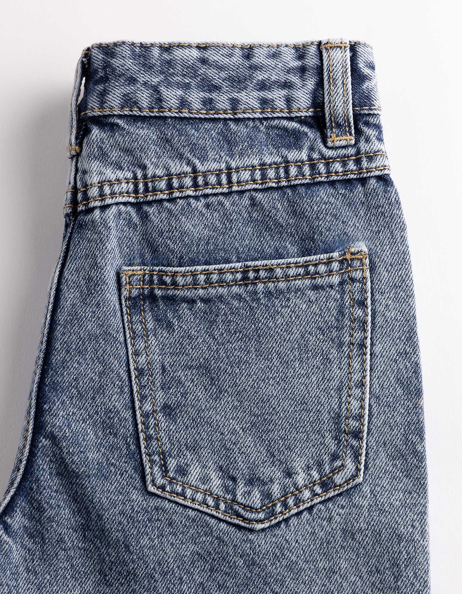 Jeans - Ziersteine - blau