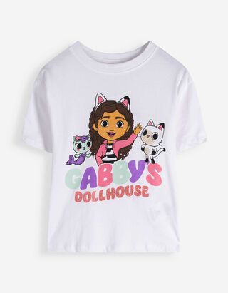 Shirt - Gabby's Dollhouse - Wei&szlig;