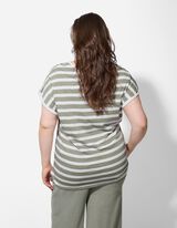 Marškiniai - Dryžiai - sviesiai zalias