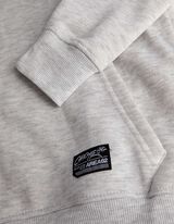 Džemperis - Didelė priekinė ki&scaron;enė - sviesiai pilkas