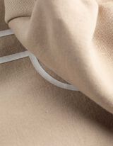 Sweat à capuche - Coupe oversize - Beige