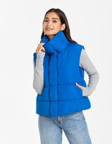 Prešívaná vesta - Vetruvzdorný - tmavomodra