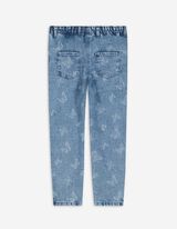 Hlače paperbag kroja - Traperice - svijetlo plava