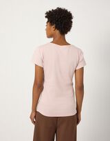 T-Shirt - Glitzerprint - Rosa